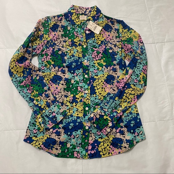 Jcrew Floral Button Down - Picture 1 of 3